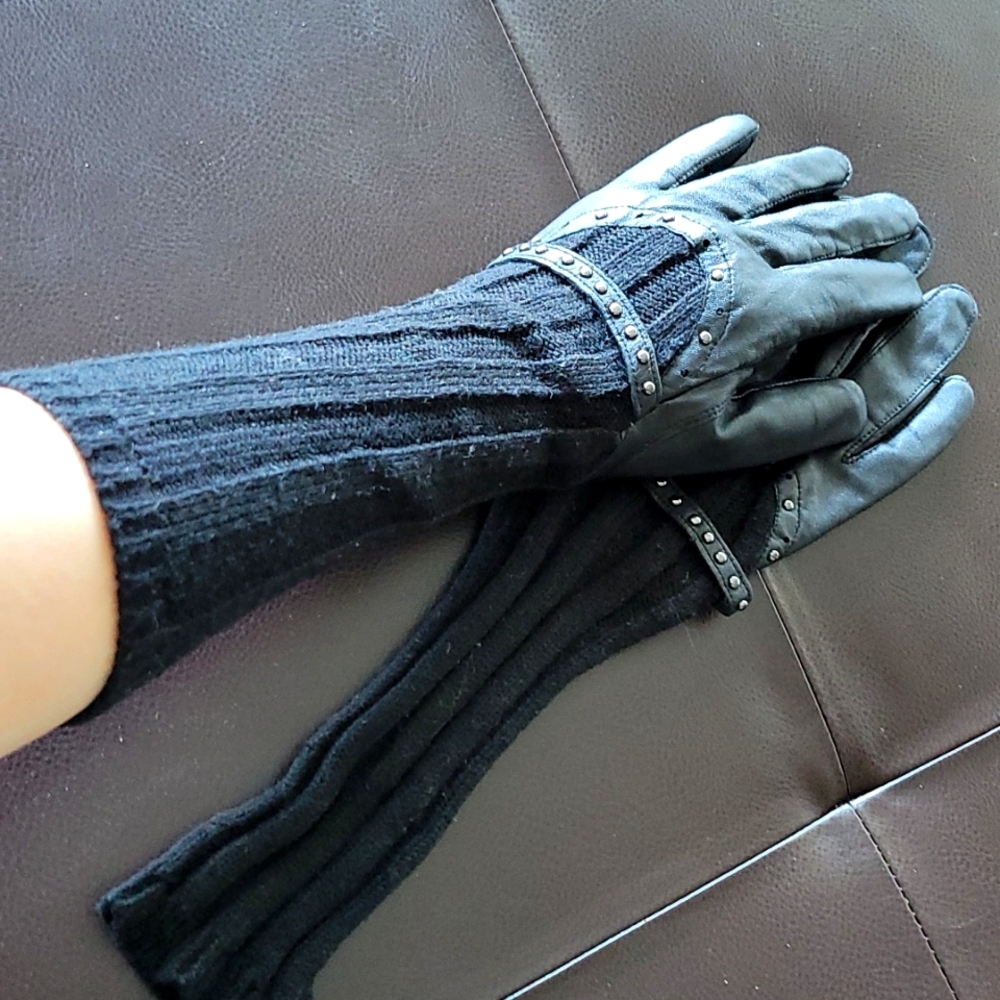 Real lether gloves